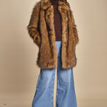 giaccone in ecovolpe LESTOR BEIGE ba&sh 