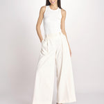 pantalone a vita bassa DEVA 3118 T0162 MILK T0416 the latest 