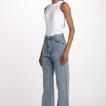 PAOLA jeans straight long by fam. PAOLA BLUE fam 