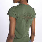 STORY CL tshirt scollo v JWTS02786 CORIANDER zadig & voltaire 