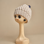 cappello tinta unita con pon pon H498 V3 exQUISITEJ 