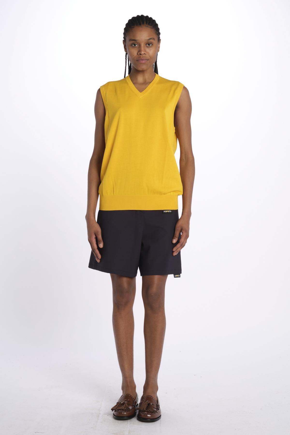 Gilet Over 3020 GIALLO aspesi 