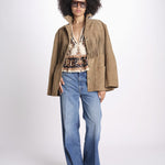 camicia m/l stampa a fiori 344141 MAJESTIC SAND 26069 farm rio 