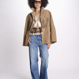 camicia m/l stampa a fiori 344141 MAJESTIC SAND 26069 farm rio 