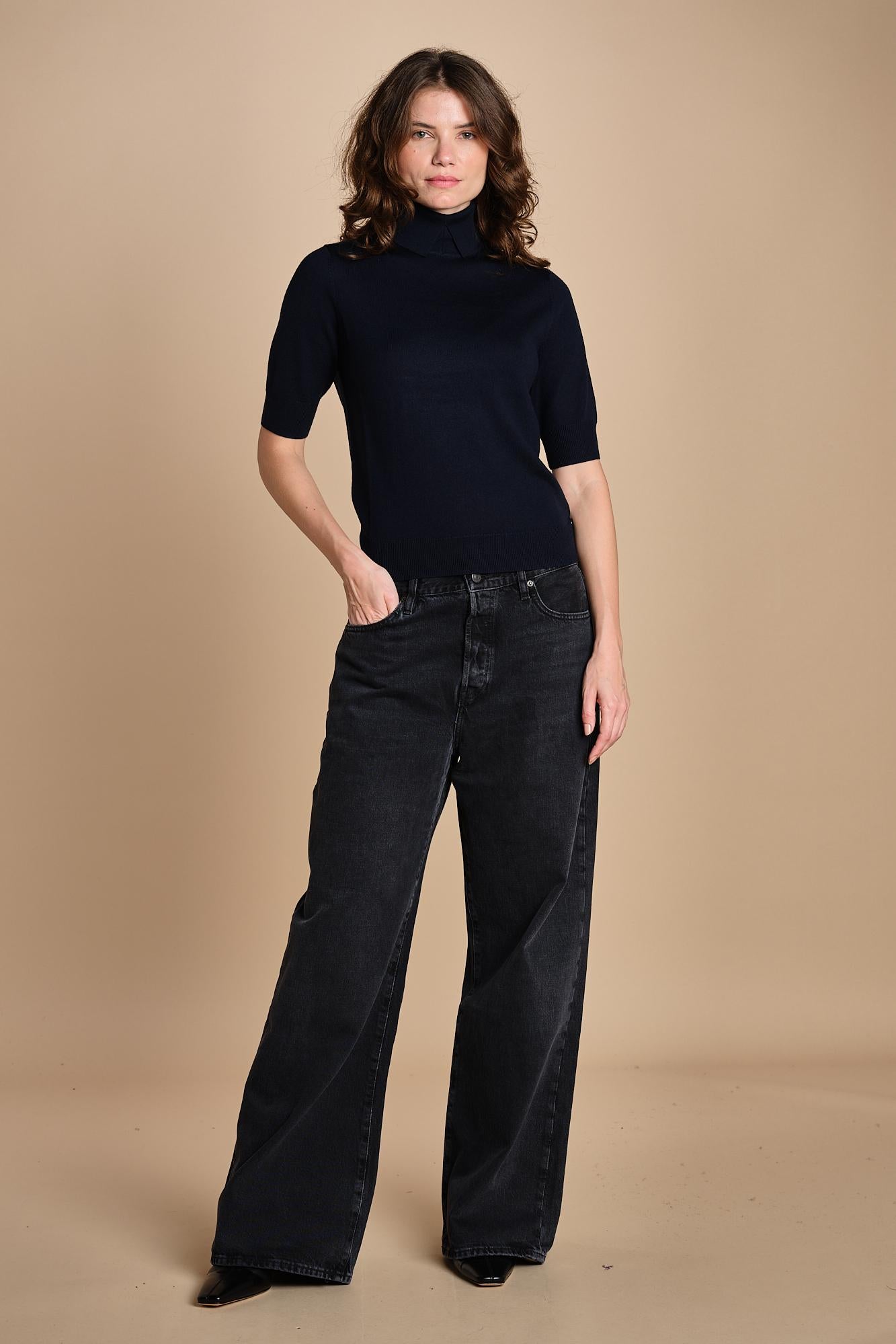 polo manica corta PERRY KNIT BLOUSE 015 herskind 