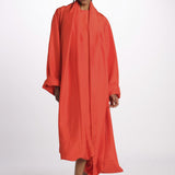 Abito seta con sciarpa DOLPHIN POPPY sofie d'hoore 
