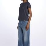 T-shirt girocollo m/c basic WSCT20 DENIM BLUE merz b 