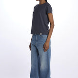 T-shirt girocollo m/c basic WSCT20 DENIM BLUE merz b 