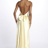 Abito HONOR spallina con fiocco GO29 BUTTER misha 