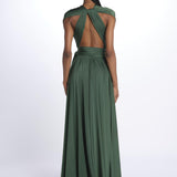 ALLUIM DRESS abito lungo ALLIUM GREEN nash 