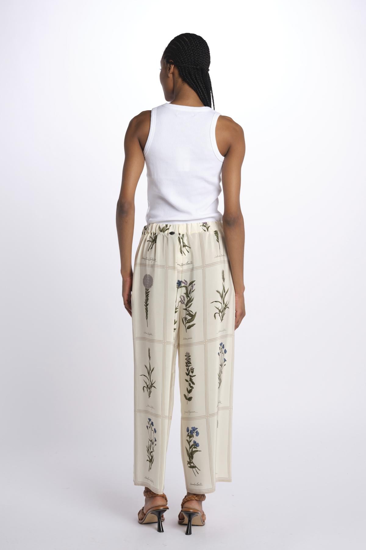 Pantalone LORY stampa fiore 2515131012600 001 weekend maxmara 
