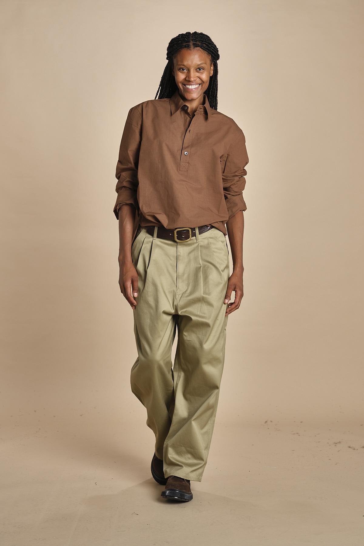 polo camicia BEUYS CHESTNUT sofie d'hoore 