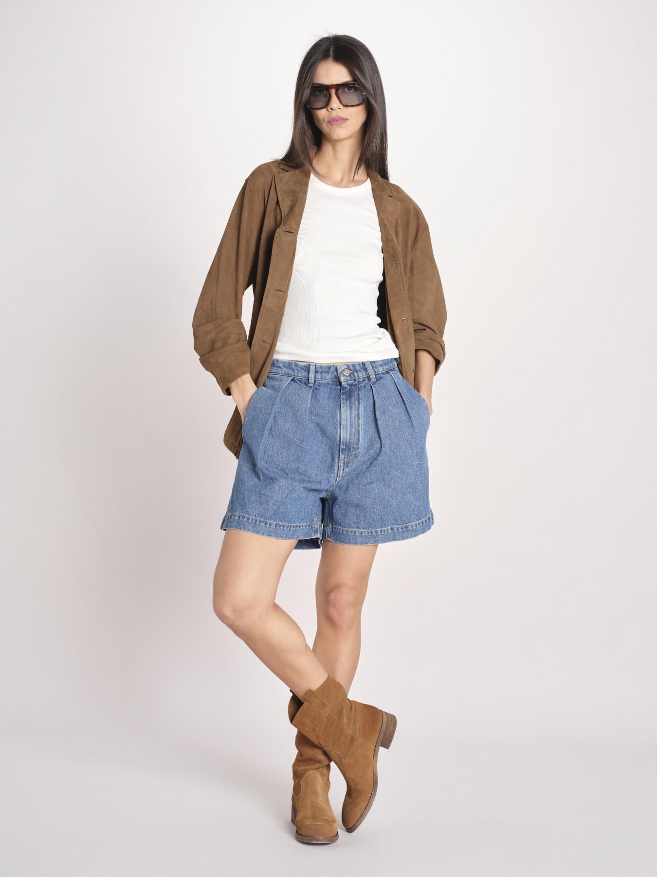 bermuda in denim JUDY STRUCTUREDENIM 73 true avenue 