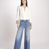 Camicia in lino LOUDI OFF WHITE jupe by jackie 