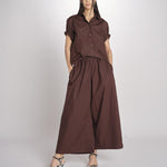 camicia m/c BISCAY CACAO sofie d'hoore 