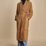 trench in camoscio MAINA CAMEL ba&sh 
