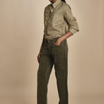 Pantalone ALOSA velluto galles P28D0ALOSA-T3251 Q669 massimo alba 