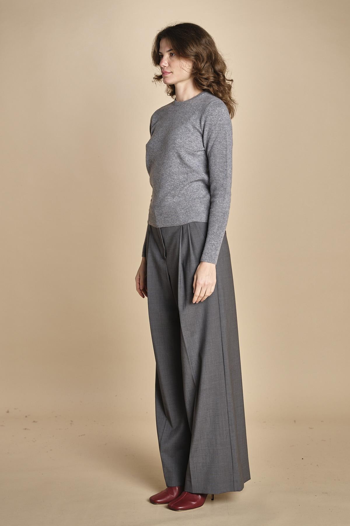 girocollo basic MIL46 25203 GRIGIO CH milaura 