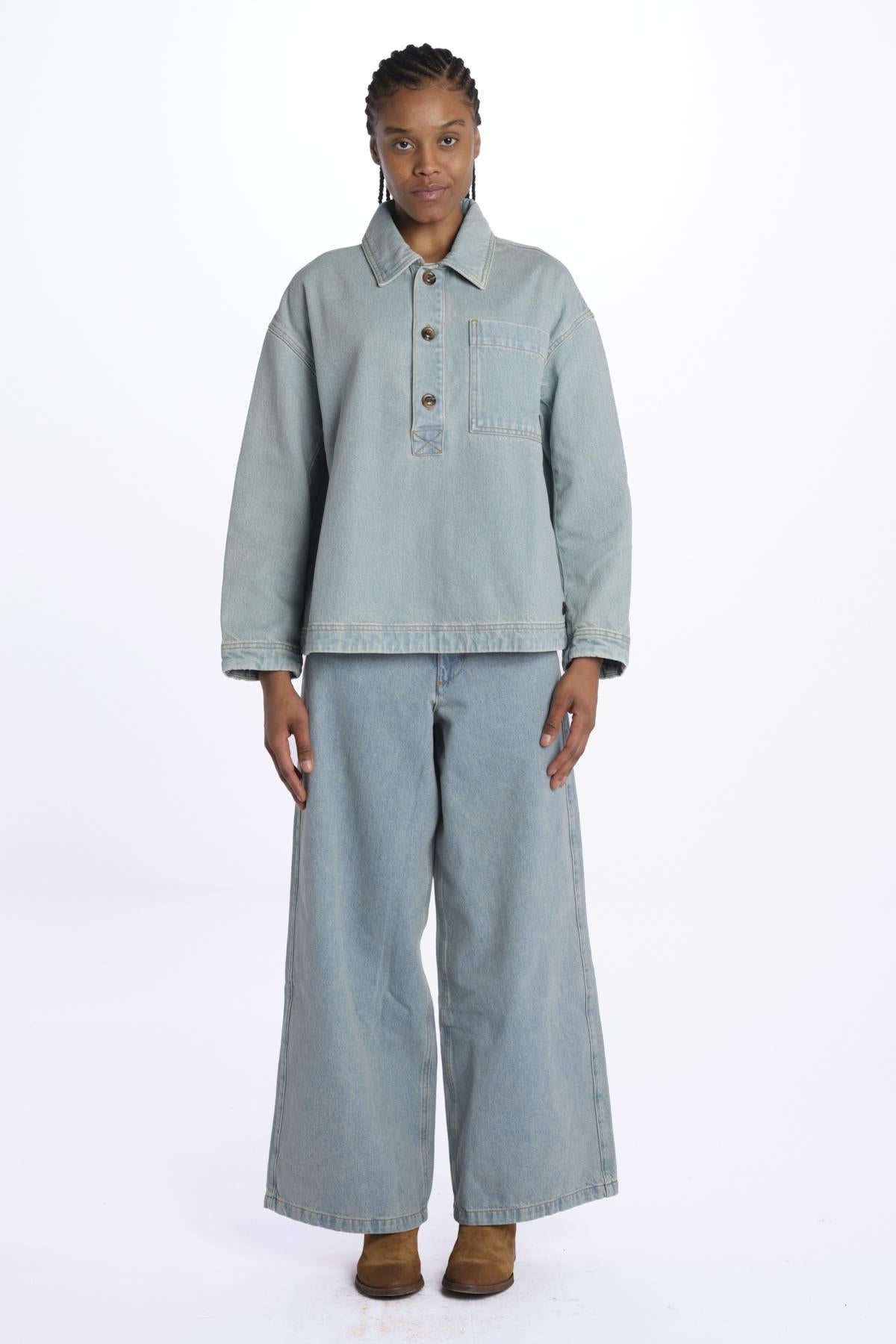 AUSTIN blusa denim over CHE1647AUSTIN BLE4925S soeur 