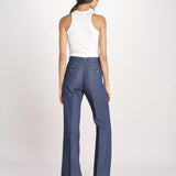 pantalone con nervature in denim OTTAVIA 673855 684 quelledue 