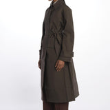 Trench lungo con cintura INNIS1562 MOSSBLACK studio nicholson 