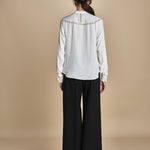 camicia con inserti in pizzo G0625111 1102 n21 