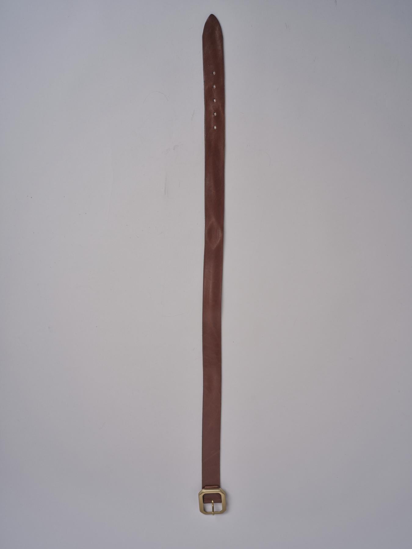 cintura con fibbia ottone 93340 CASTAGNO milaura 