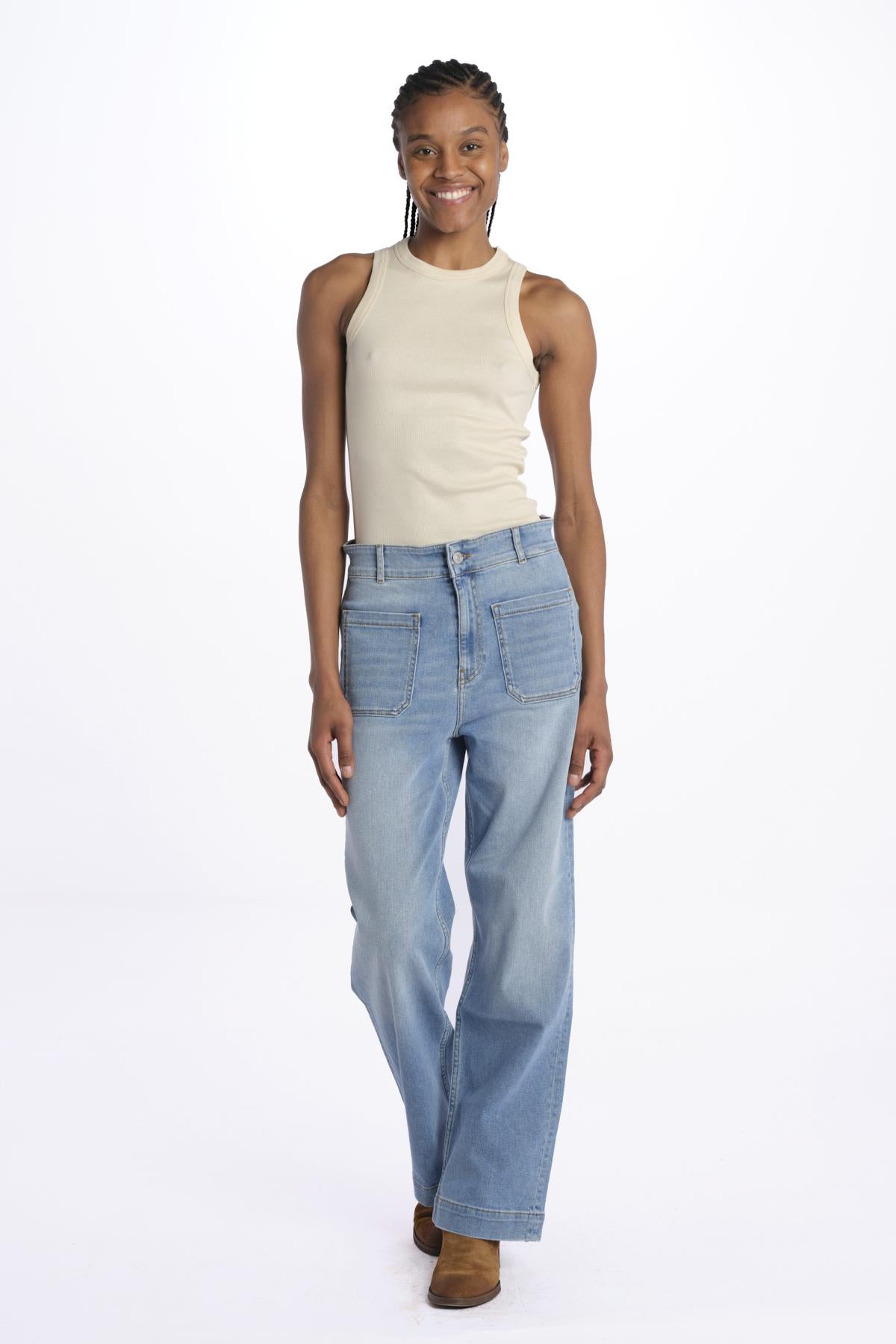 Demin PRESTON con taschine PRESTON D0549 UBL bellerose 