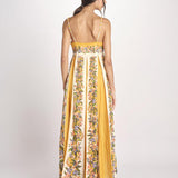 abito lungo a fiori HILO STRIPES DRESS 351309 HILO STRIPES SAND farm rio 