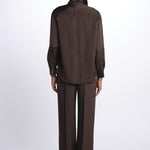 Camicia viscosa MOD.5489 CAFFE aspesi 