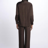 Camicia viscosa MOD.5489 CAFFE aspesi 
