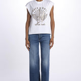 Cloe hc guitar wings strass JWTT01265 WHITE zadig & voltaire 