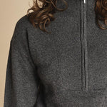 maglia mezza zip MIL14 25024 GRIGIO SCURO milaura 