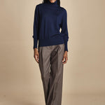 dolcevita over in lana merinos MIL LAU5 E21210 BLU milaura 