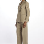 Blazer BICE doppio petto tela lana BICE33035556 112 quelledue 