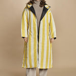 piumino lungo. 90110 MONACO RIGHE sittingsuit 