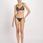 slip in satin CHARLOTTE L25101983 BLACK 900 love stories 