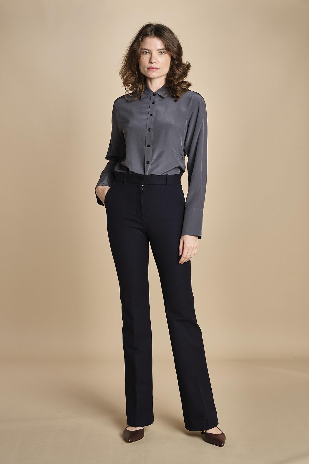 pantalone in gabardine stretch TARIFA JP001617 NAVY 0370 joseph 