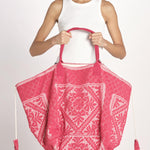 borsa grande SHQ-26E18- R 05 RED le daf 