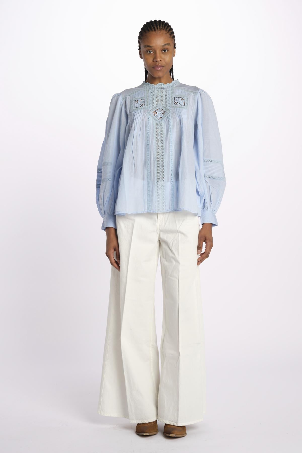Camicia m/l pizzo CALIN CIEL879 vanessa bruno 