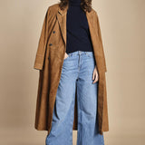trench in camoscio MAINA CAMEL ba&sh 