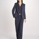 Blazer monopetto dalla linea leggermente sfiancata in jersey double di cotone GINNASTA 2615911011600 002 BLU weekend maxmara 