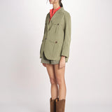 N616 giacca in nylon con tasche N616 01260 VERDE aspesi 