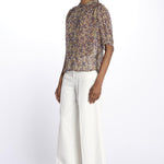 Camicia LARK fiorellini LARK VIOLET ba&sh 