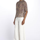Camicia LARK fiorellini LARK VIOLET ba&sh 