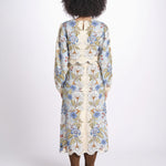 gonna stampata 350503 GARDEN BLUE 26046 farm rio 