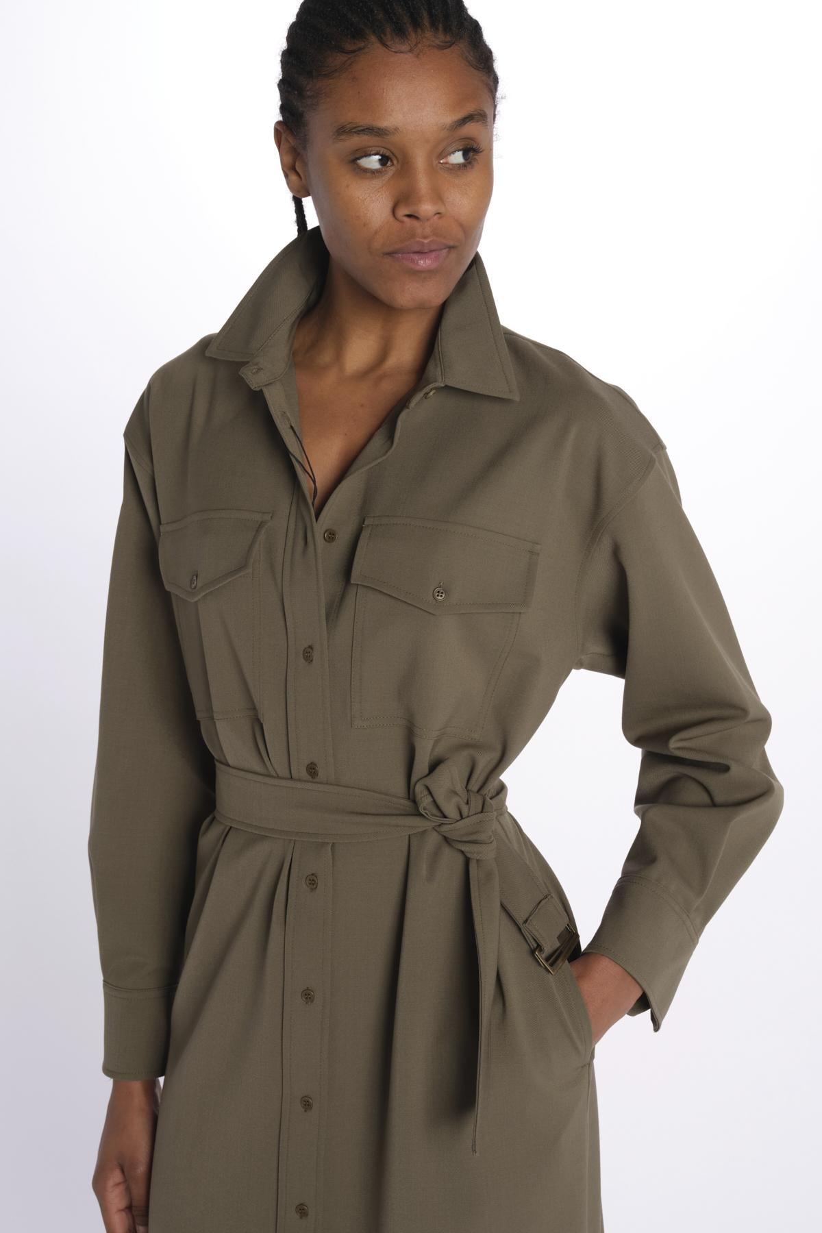 Abito CLOWN 2515221071600 008VERDEKAKI weekend maxmara 