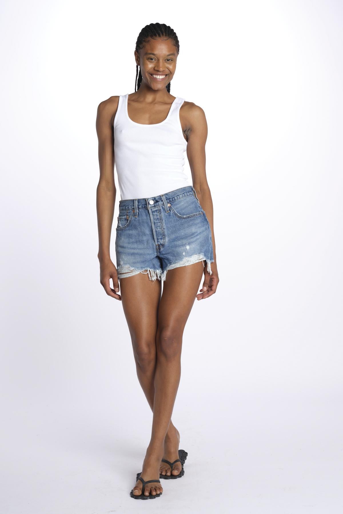 Shorts sfrangiato 56327 0086 levi's 