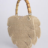 Borsa foglie + bamboo 12809 ADAM LEAF NATURAL serpui 