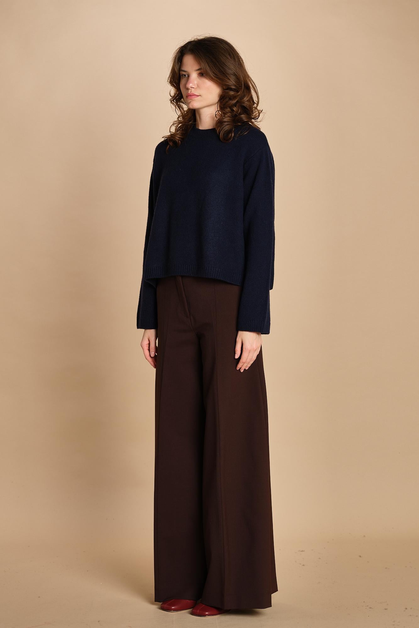 girocollo rasato MIL13BIS 25030 BLU milaura 